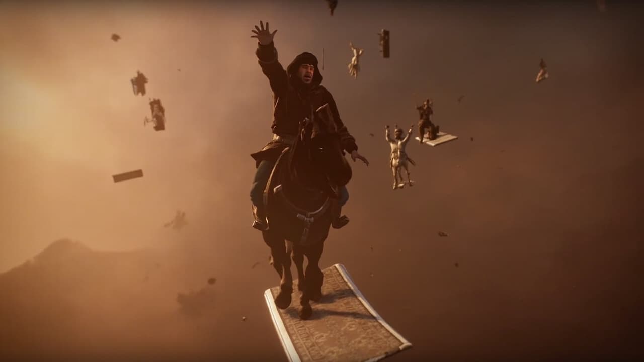 1001 Threads of Mizan: PS5'ın Yeni Arap Fantazisinde Uçan Halı Hoverboard'lara Biniyorsunuz